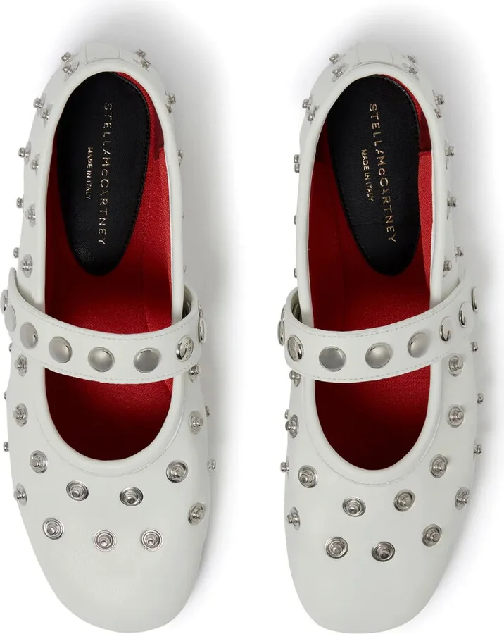 Stud-Embellished Ballerinas - Image 4