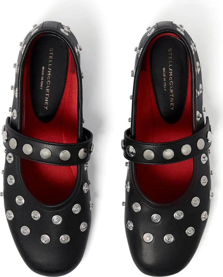 Stud-Embellished Ballerinas - Image 4