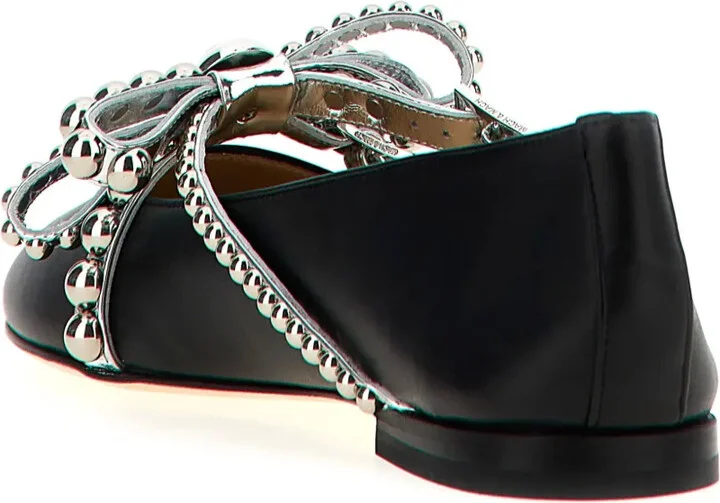 Stud-Embellished Ballet Flats - Image 3