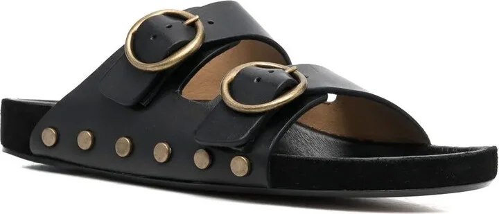 Stud-Embellished Buckled Sandals - Image 2