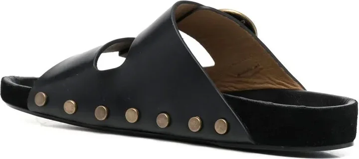 Stud-Embellished Buckled Sandals - Image 3