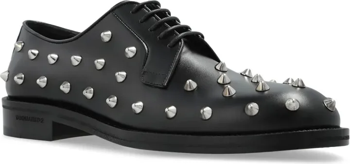 Stud-Embellished Derby Shoes - Image 2