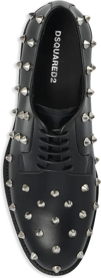 Stud-Embellished Derby Shoes - Image 4