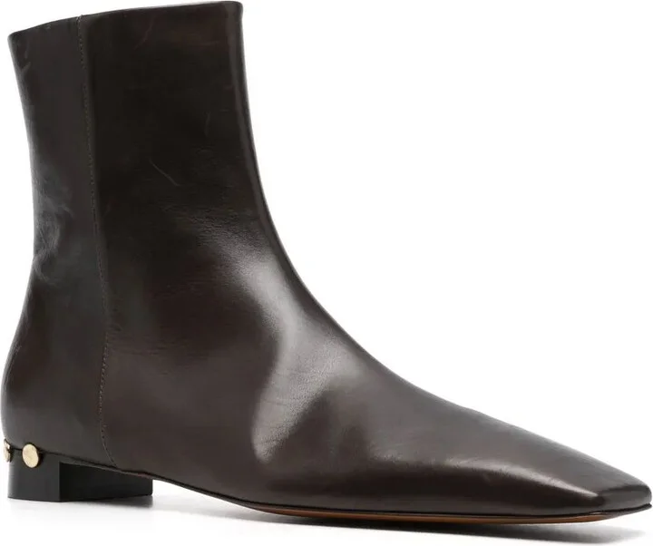 Stud-Embellished Heel Boots - Image 2