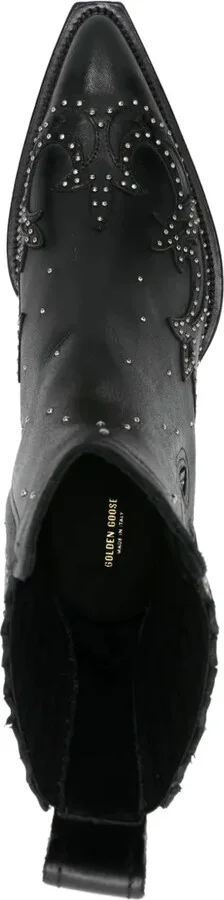 Stud-Embellished Leather Boots - Image 4