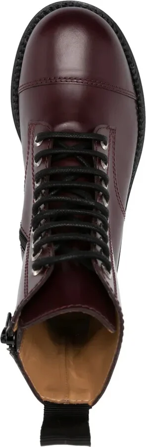 Stud-Embellished Leather Boots - Image 4