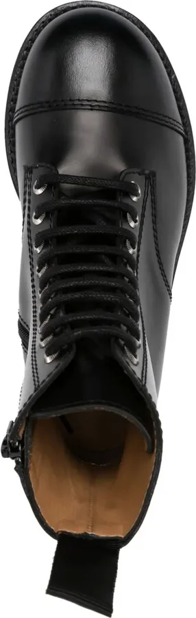 Stud-Embellished Leather Boots - Image 4