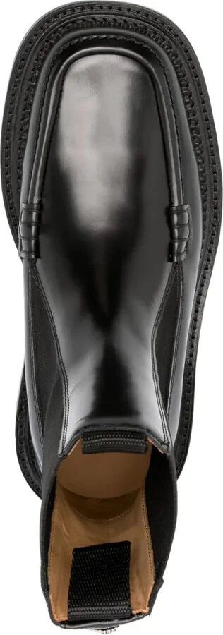 Stud-Embellished Leather Boots - Image 4