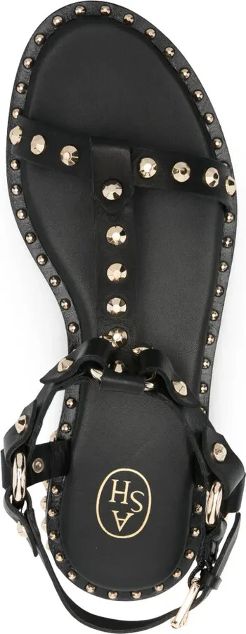 Stud-Embellished Leather Sandals - Image 4