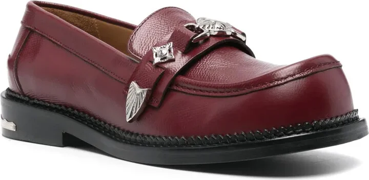 Stud-Embellished Loafers - Image 2