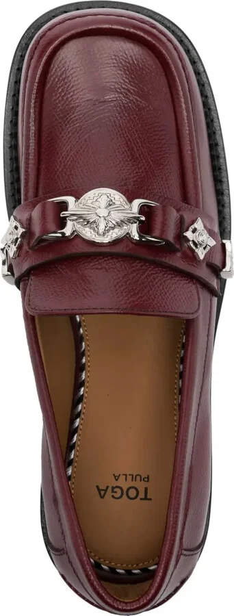 Stud-Embellished Loafers - Image 4
