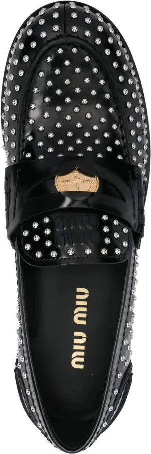 Stud-Embellished Loafers - Image 4
