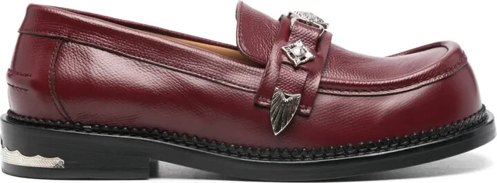 Stud-Embellished Loafers