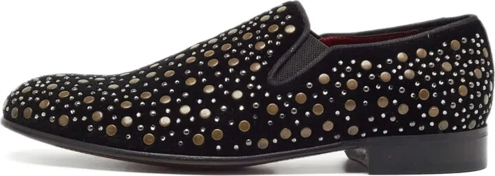 Stud-Embellished Loafers