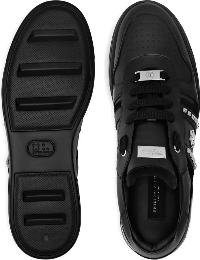 Stud-Embellished Low-Top Sneakers - Image 3