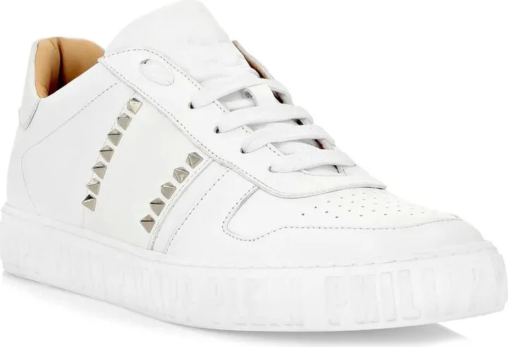 Stud-Embellished Low-Top Sneakers - Image 2