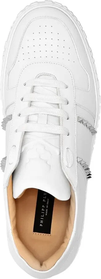 Stud-Embellished Low-Top Sneakers - Image 3