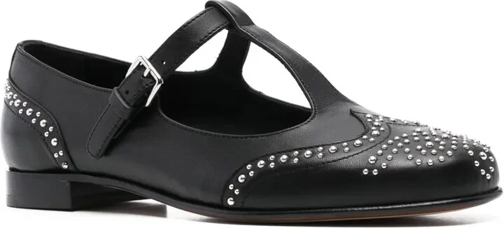 Stud-Embellished Mary Jane Shoes - Image 2