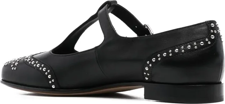Stud-Embellished Mary Jane Shoes - Image 3