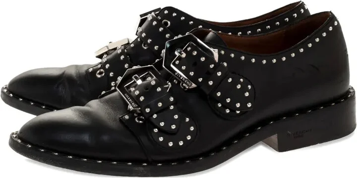 Stud-Embellished Monk Shoes - Image 3