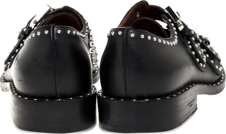 Stud-Embellished Monk Shoes - Image 4