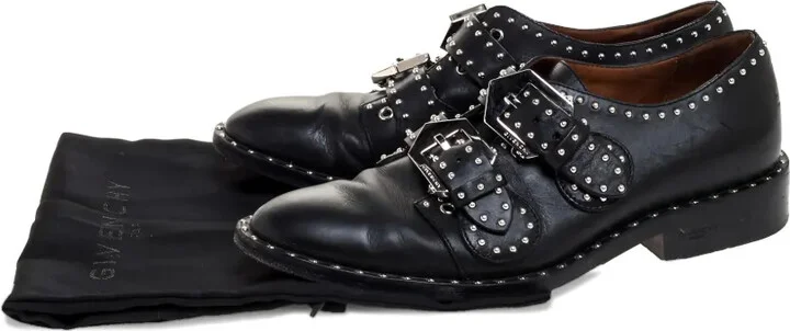Stud-Embellished Monk Shoes - Image 5