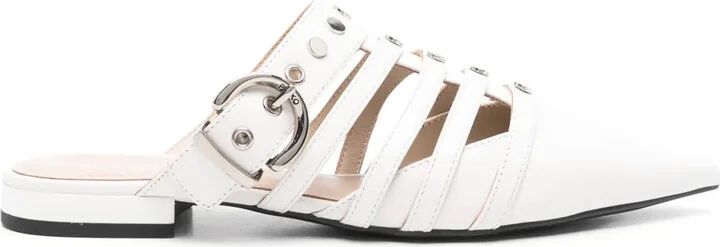 Stud-Embellished Mules