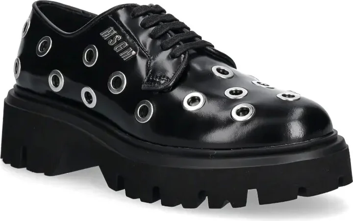 Stud-Embellished Oxford Shoes - Image 2