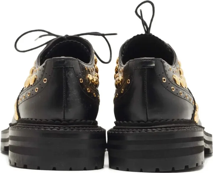 Stud-Embellished Oxford Shoes - Image 2