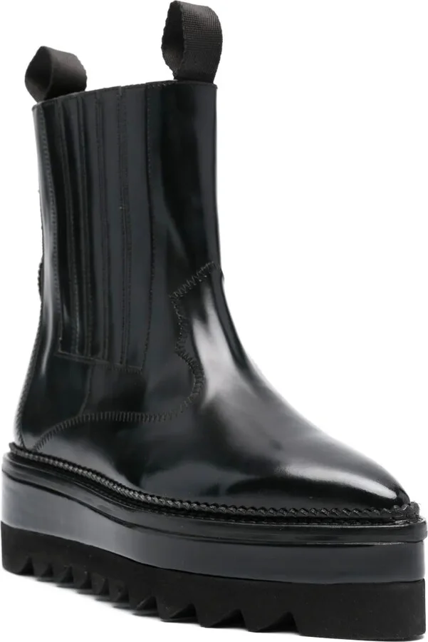 Stud-Embellished Platform Boots - Image 2