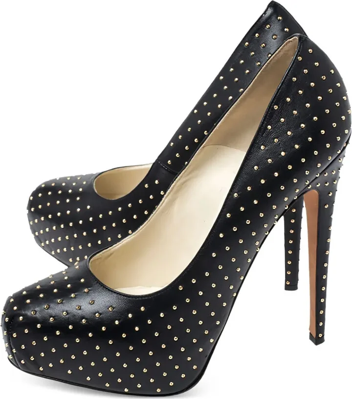 Stud-Embellished Pumps - Image 5