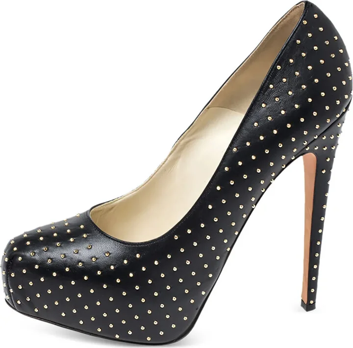 Stud-Embellished Pumps