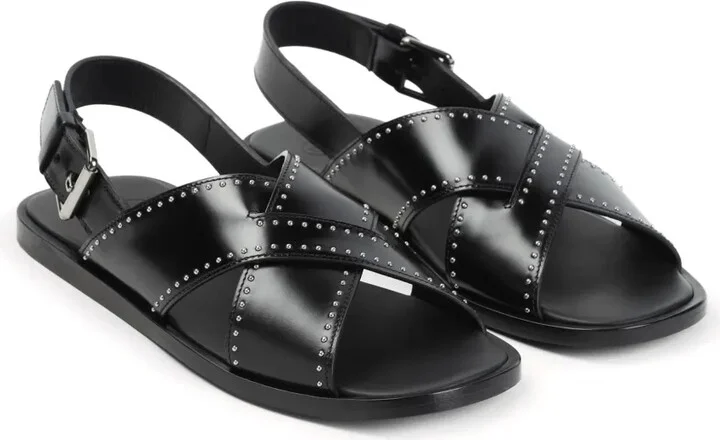 Stud-Embellished Sandals - Image 2