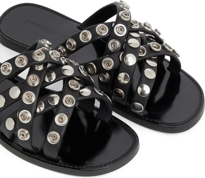 Stud-Embellished Sandals - Image 4