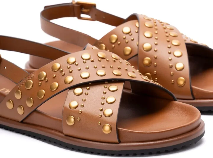 Stud-Embellished Sandals - Image 4