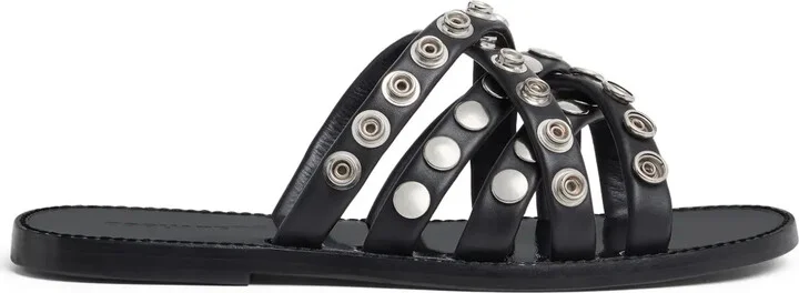 Stud-Embellished Sandals
