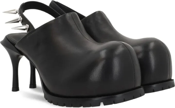 Stud-Embellished Slingback Pumps - Image 2