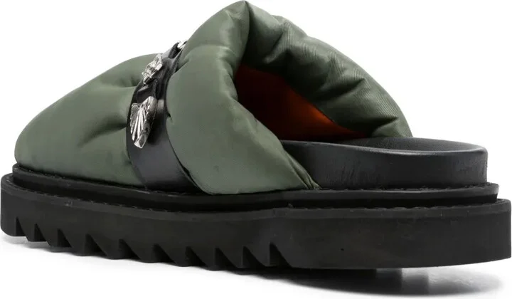 Stud-Embellished Slip-On Mules - Image 3