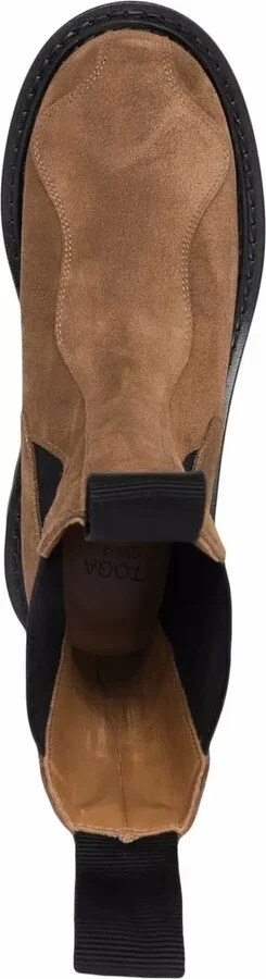 stud-embellished suede Chelsea boots - Image 4