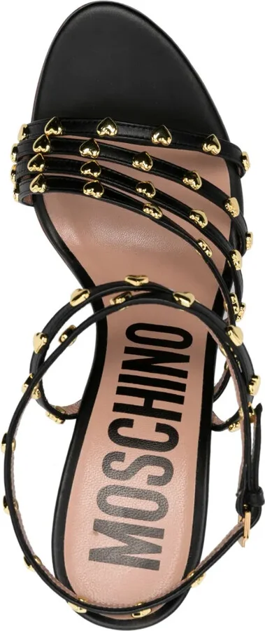 Stud-Embellishment 90mm Sandals - Image 4