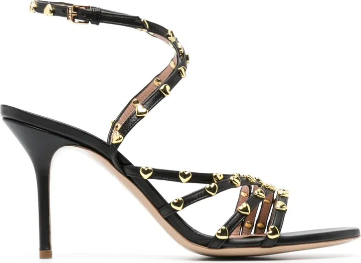 Stud-Embellishment 90mm Sandals
