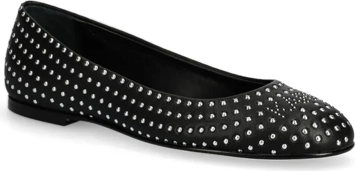 Stud Embellishment Ballerina Shoes - Image 2