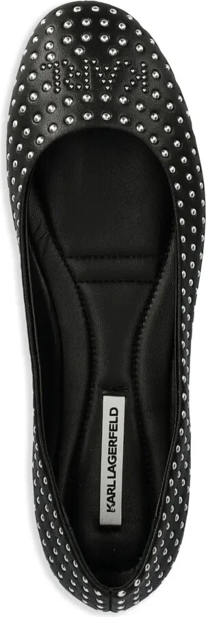 Stud Embellishment Ballerina Shoes - Image 4