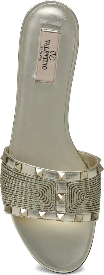 Stud Flat Sandals - Image 3