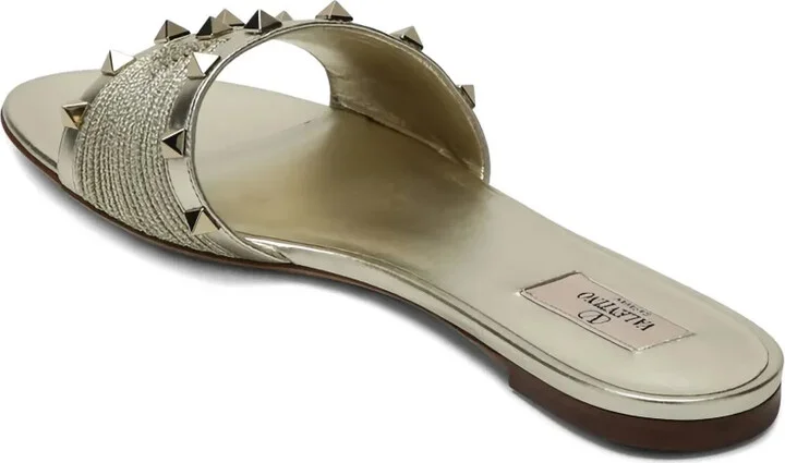 Stud Flat Sandals - Image 5