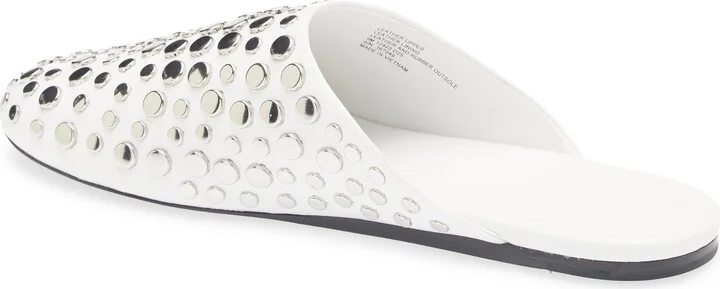 Stud Leather Mule - Image 3