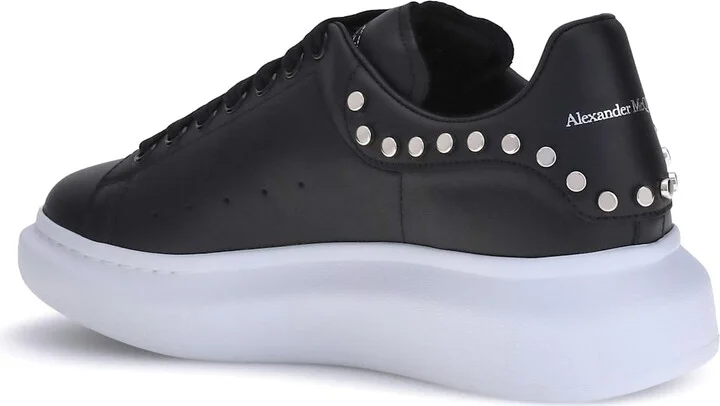 Stud Leather Sneakers - Image 3