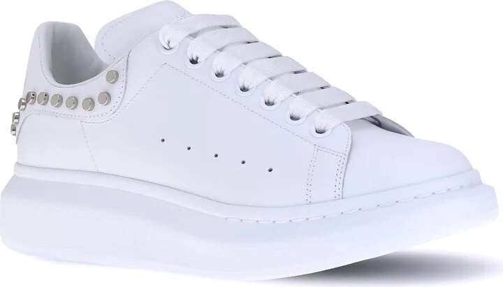 Stud Leather Sneakers - Image 2