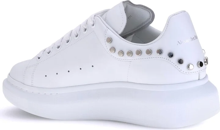 Stud Leather Sneakers - Image 3