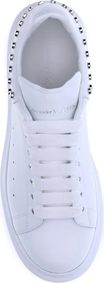 Stud Leather Sneakers - Image 4